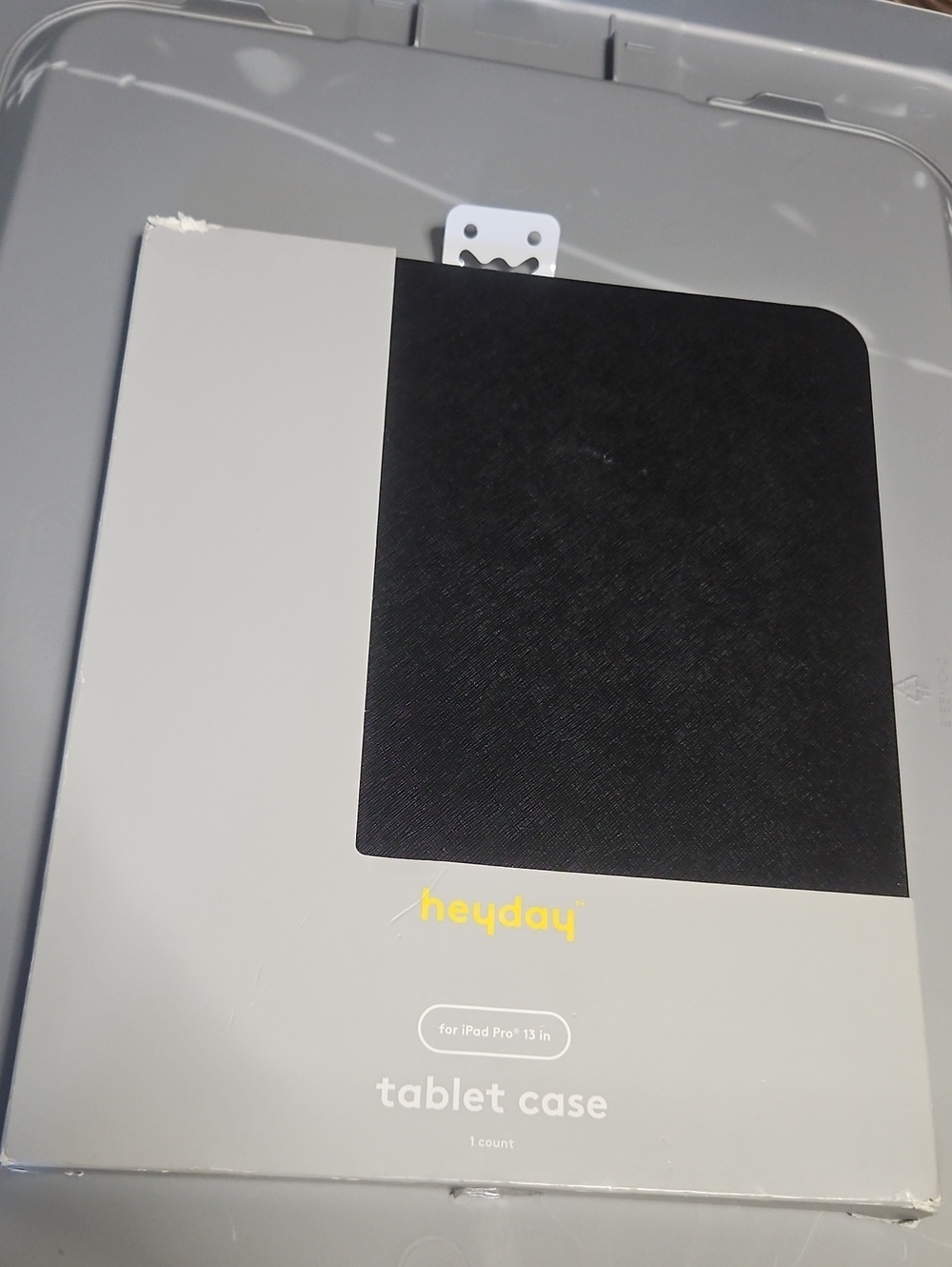 HEYDAY IPAD PRO 13 IN TABLET CASE: BLACK: NEW IN PACKAGE